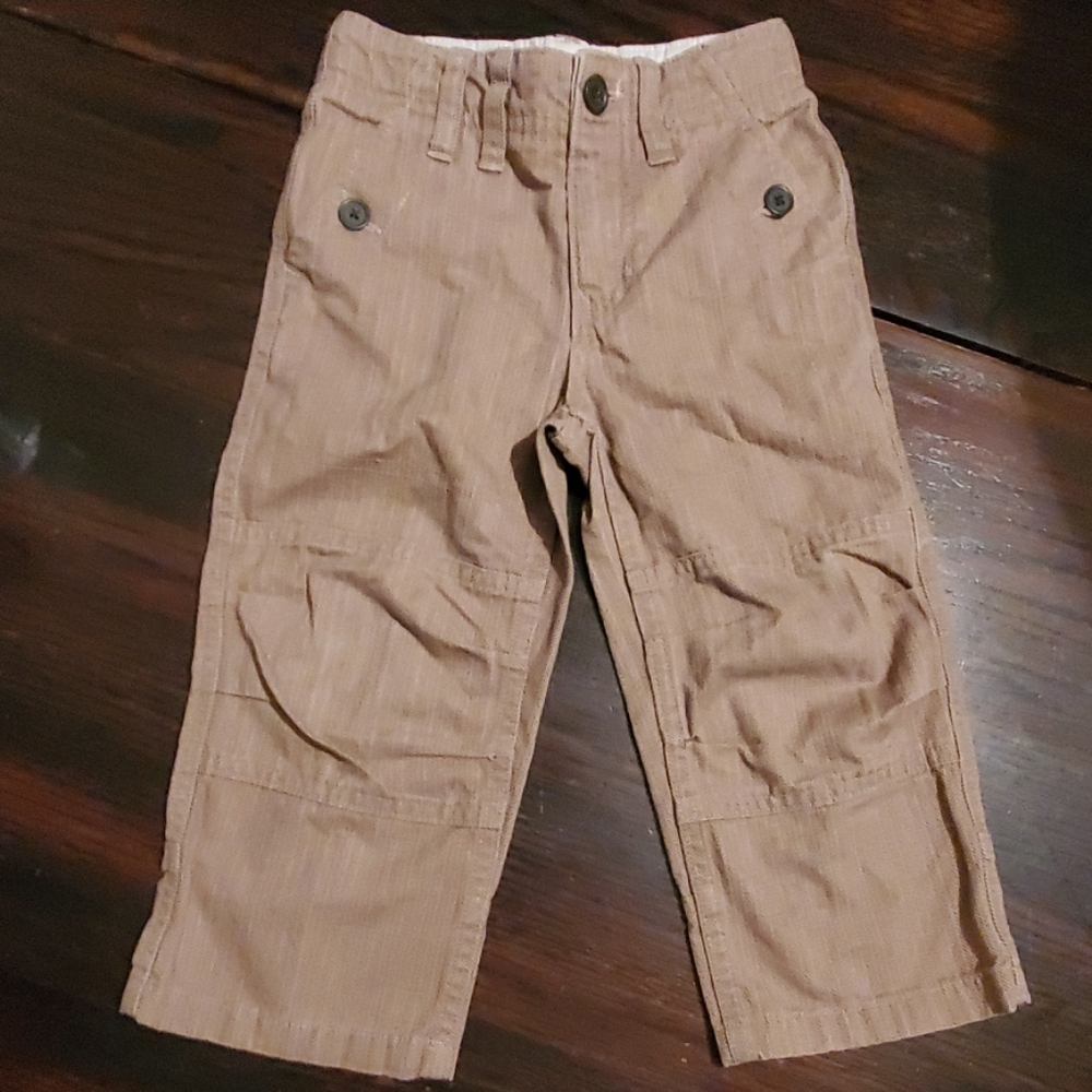 Baby gap 2T khaki brown striped pants